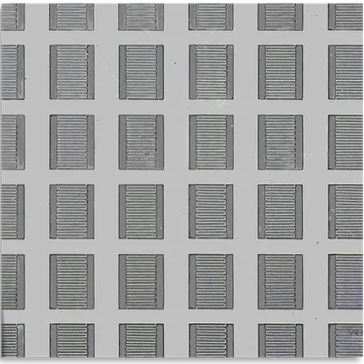 Interdigitated capacitors — patterned on the NANYTE BEAM maskless lithography system