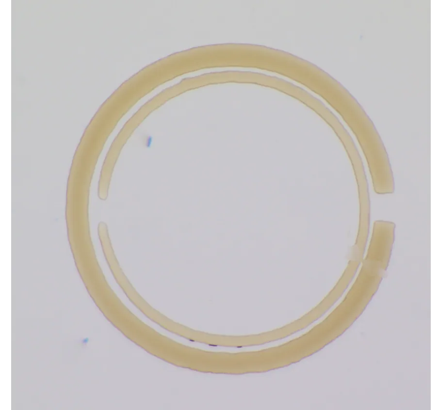 Asymmetric split ring resonators